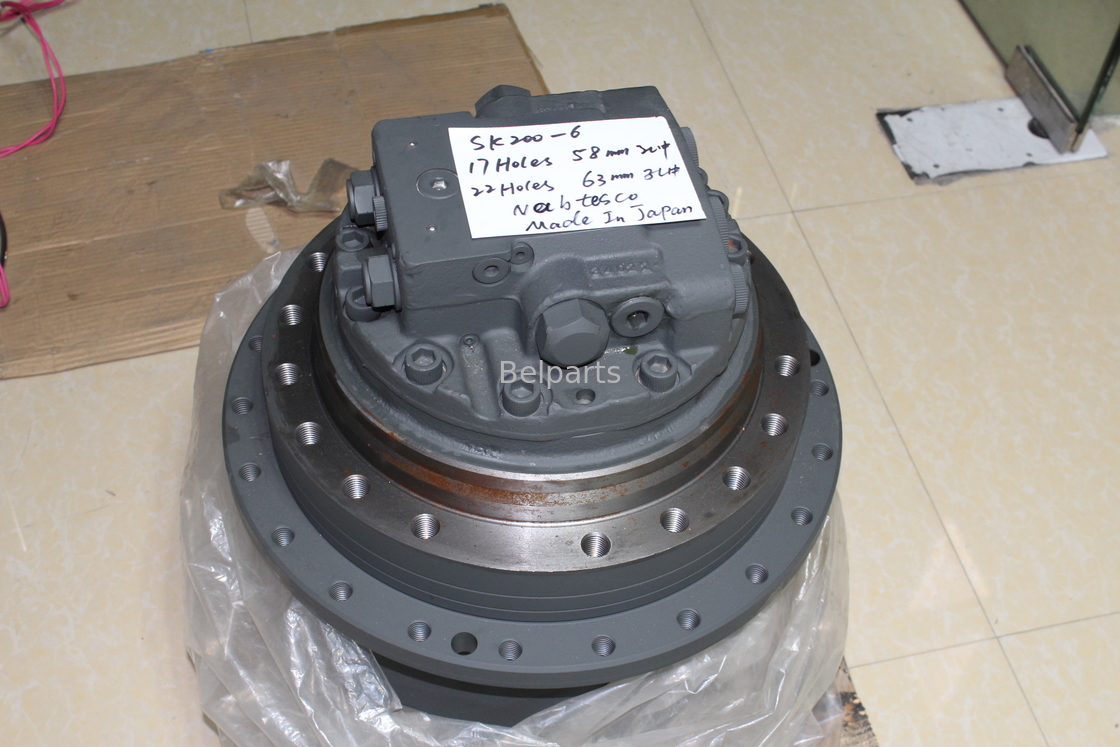 قطع غيار حفارة Sk200-6e محرك هيدروليكي نهائي لكوبيلكو YN15V00011F1 YN15V00011F3 YN15V00011F4