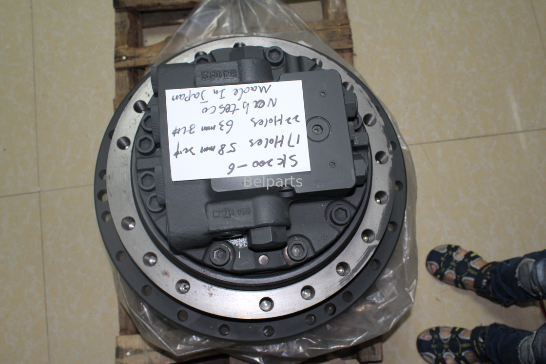 قطع غيار حفارة Sk200-6e محرك هيدروليكي نهائي لكوبيلكو YN15V00011F1 YN15V00011F3 YN15V00011F4