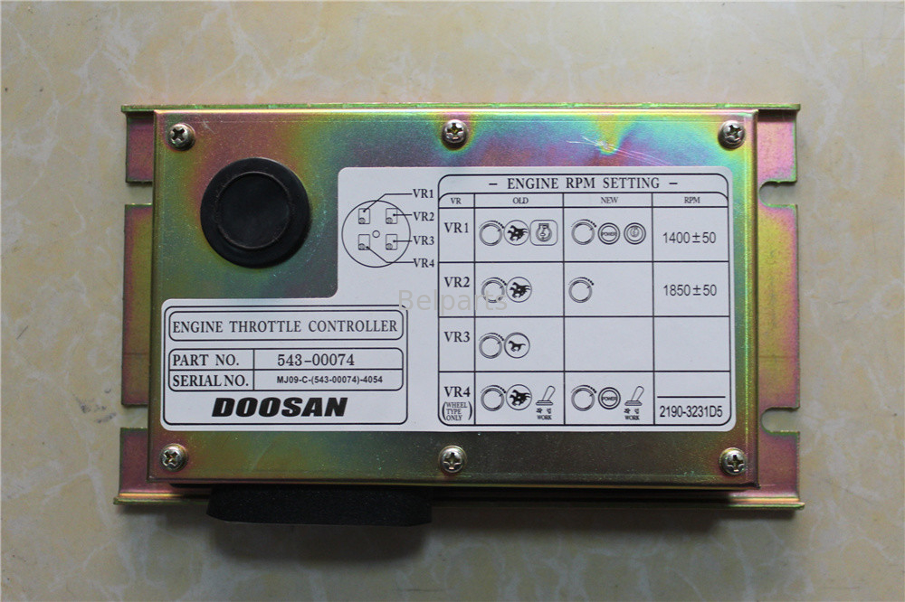 543-00074 وحدة تحكم حفارة DH130 DH220LC-7 SL130 SL500LC-V Cluster Assy Display Panel