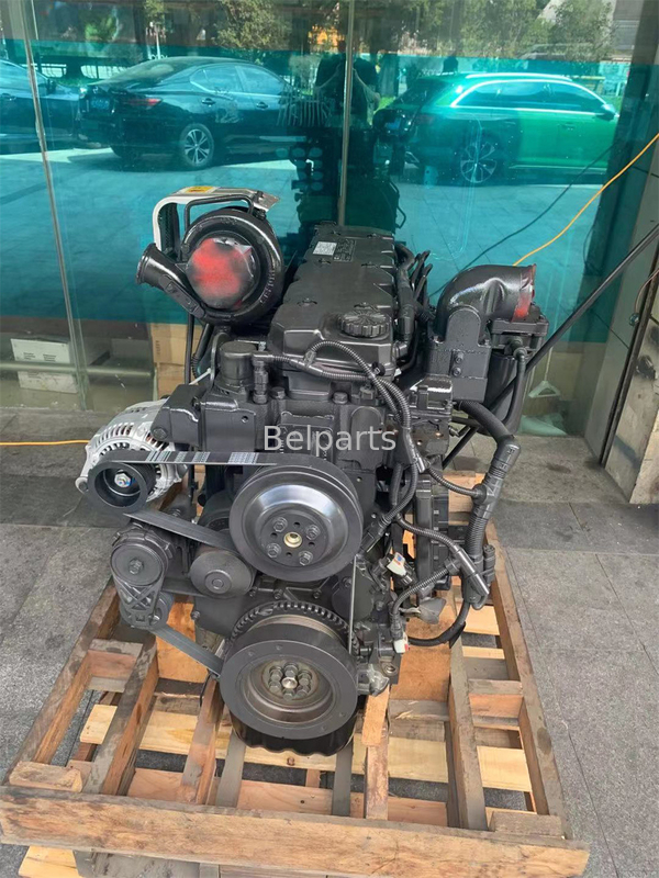 حفارة جزء المحرك آسى PC200-8 SAA6D107 مجموعة محرك الديزل للكمون