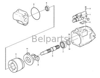 VOE 15043827 أجزاء الحافلات صمام التحكم الإلكتروني للحفر A35E A40E EW160D L110G MT2000 SD115 للشاحنة القمامة المتراكمة