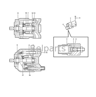 VOE 11708076 مراقبة الحفارة Vavle A35F FS A35F/G A35F/G FS A40F FS A40F/G A40F/G FS للشاحنة المتراكمة