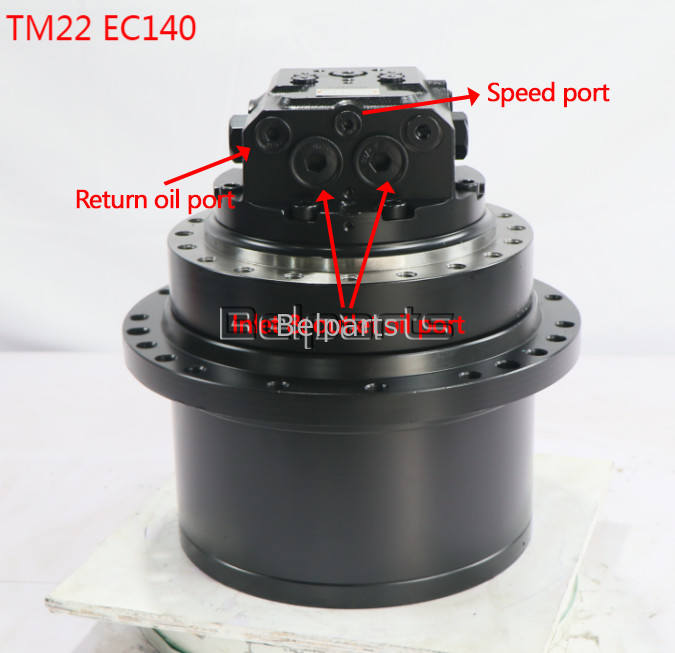 TM22VC GM22VC EC140 المحرك النهائي PC135 PC150 DH135 SK130 SK140-8 لأجزاء الحفار