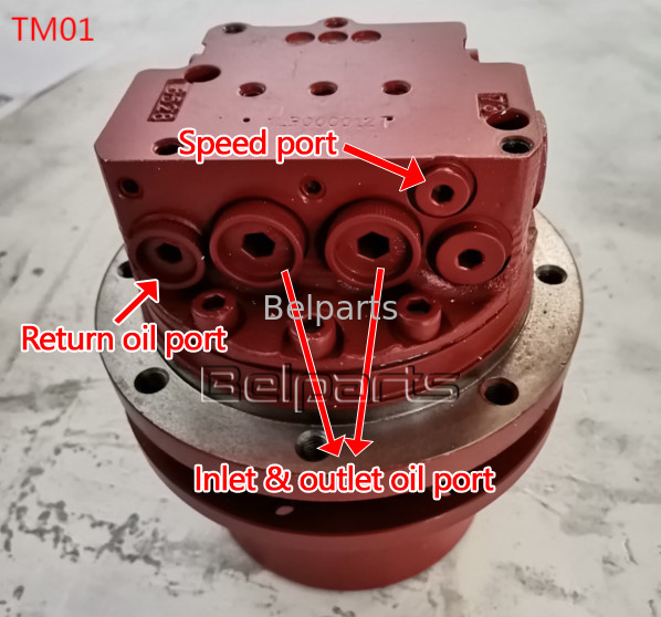 أجزاء الحبل U15-3 KX41.2 KX41.2V KX36.3 K008 الحفار المحرك الهيدروليكي Kubota15 SK1.5 لTM01