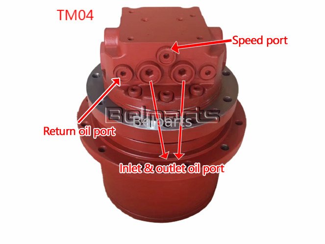 KYB MAG26VP PHV-390-53B EX40 IHI40JX المحرك النهائي Assy لأجزاء الحفر TM04