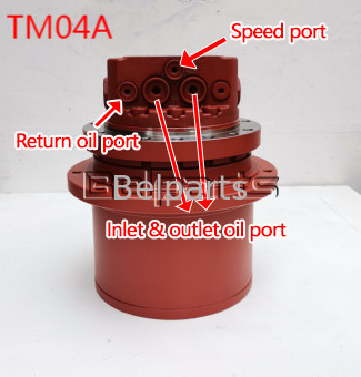 بيلبارتس المحرك النهائي PC40-6 PC30 PC35 PC40-7 كوماتسو الحفرة المحرك الهيدروليكي ل TM04A