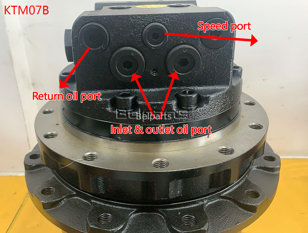 أجزاء Belparts Travel Motor Assy TM07B R60 DH55 R55-9 31M8-40010 لأجزاء الحفر