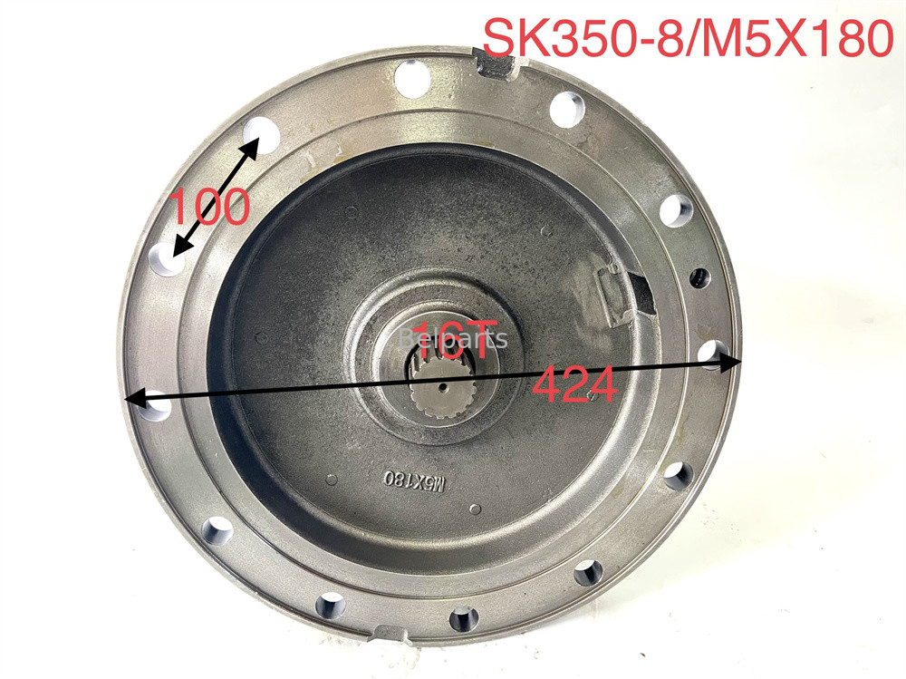 المحرك الهيدروليكي المتحرك M5X180 SK350-8 CX370 لأجزاء الحفارات الصغيرة