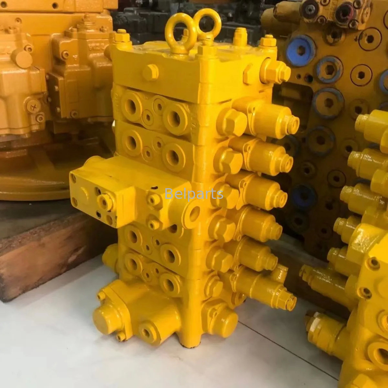 رقم الجزء PC120-6 صمام التحكم الرئيسي Assy صمام التحكم Assy لمادة Komatsu PC120-6 PC120-7 الصلب