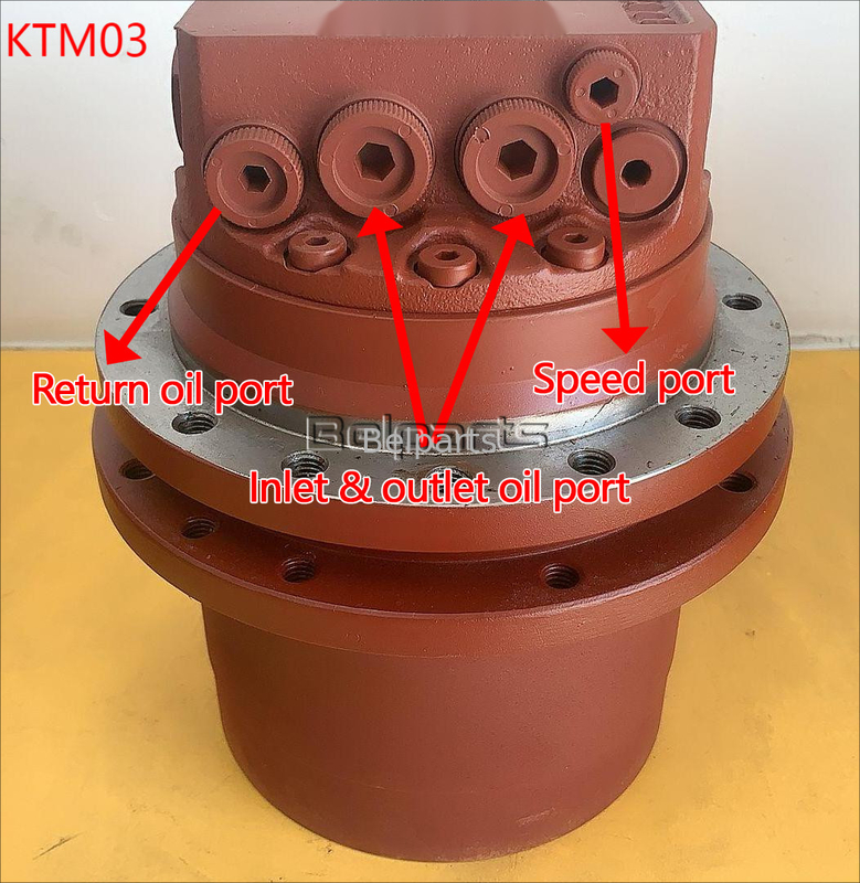 TM03 MAG18VP-220 PHV2B MB0161 مجموعة محرك سفر الحفار CX27B CX22B EC20