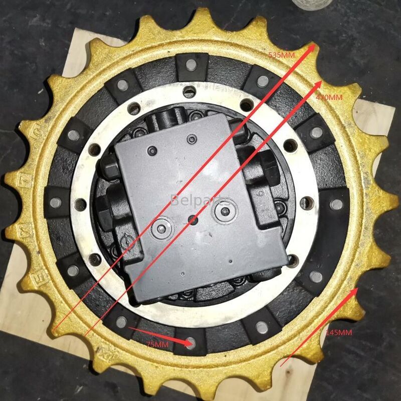 EX75UR EX75UR-3 محرك نهائي لقطع غيار حفارات Hitachi 9118299 مجموعة محرك السفر