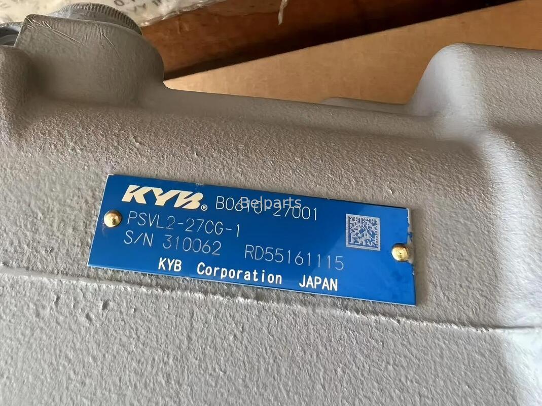 مضخة هيدروليكية Kubota U55-4 KX057-4 قطع غيار الحفار المصغرة KYB PSVL2-27CG-1 مضخة البستون الرئيسية B0210-27001 RD551-61112 RD551-61115