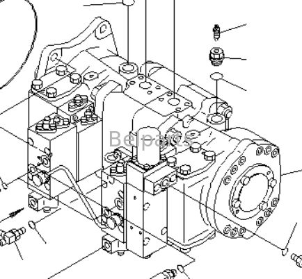 المضخة الهيدروليكية الرئيسية لـ KOMATSU PC1100-6 PC1100LC-6 PC1100SP-6 أجزاء الحفار 708-2L-00532 708-2L-00531 708-2L-00522 708-2L-00521 708-2H-00322 708-2H-00321 مضخة البستون