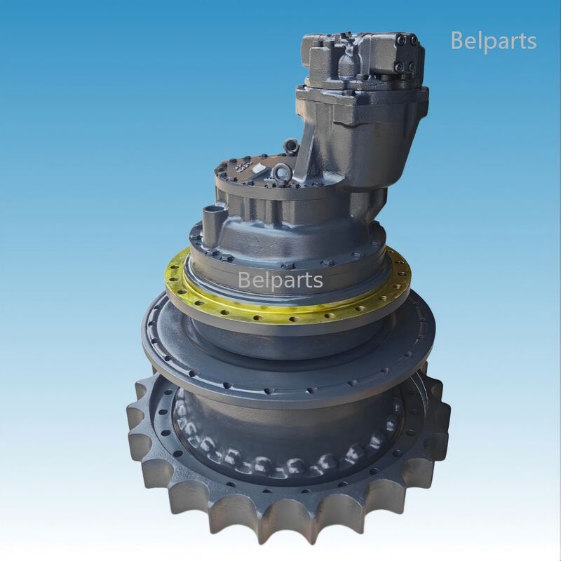 محرك نهائي للحفارات KOMATSU PC1600 PC1600SP قطع غيار 21T-27-00100 21T-27-00111 محرك سفر هيدروليكي مخفض ناقل حركة