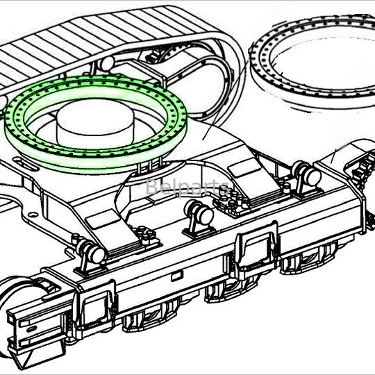 U27-4 محمل الموجات لقطع الغيار الحفارة Kubota RH418-19110 حلقة الموجات حلقة الموجات OEM