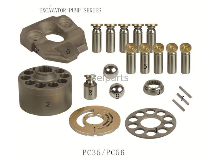 Belparts 708-3S-00512 قطع غيار حفارة PC35 PC56 قطع غيار المحركات الهيدروليكية
