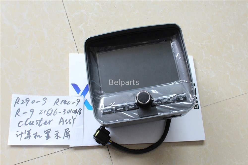 وحدة تحكم حفارة R520-9S R290LC-9 CLUSTER ASSY R140w-9 R200w-9 لوحة عرض 21Q6-30102 21Q6-40300