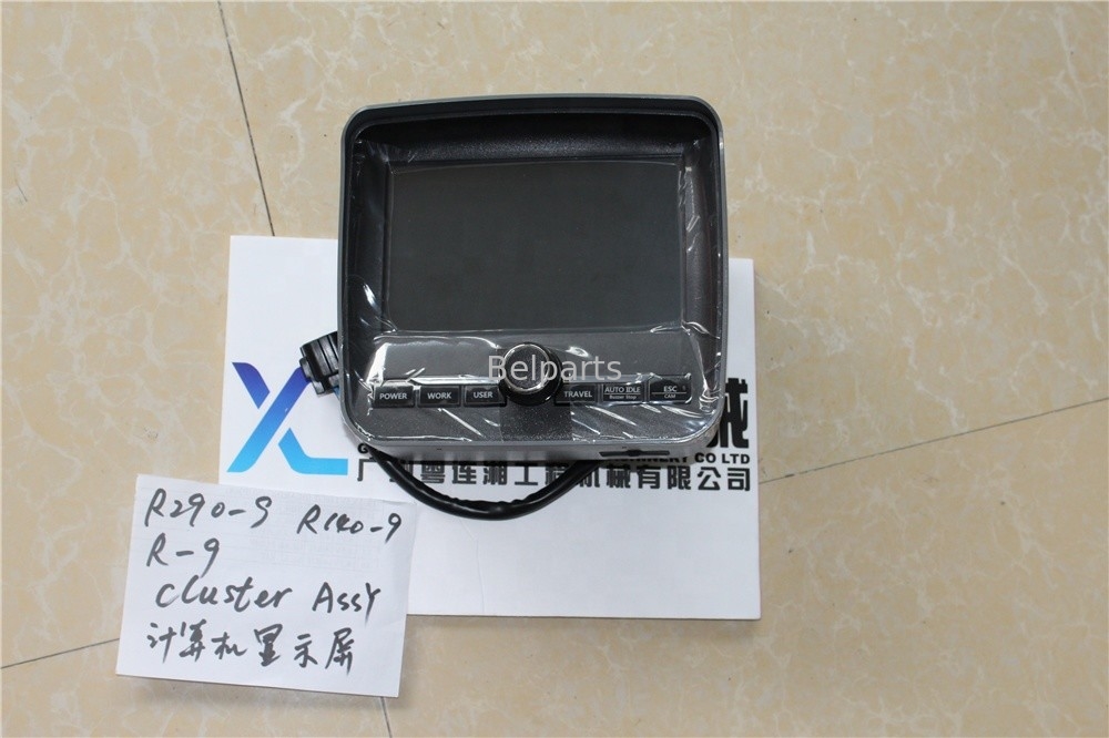 وحدة تحكم حفارة R520-9S R290LC-9 CLUSTER ASSY R140w-9 R200w-9 لوحة عرض 21Q6-30102 21Q6-40300
