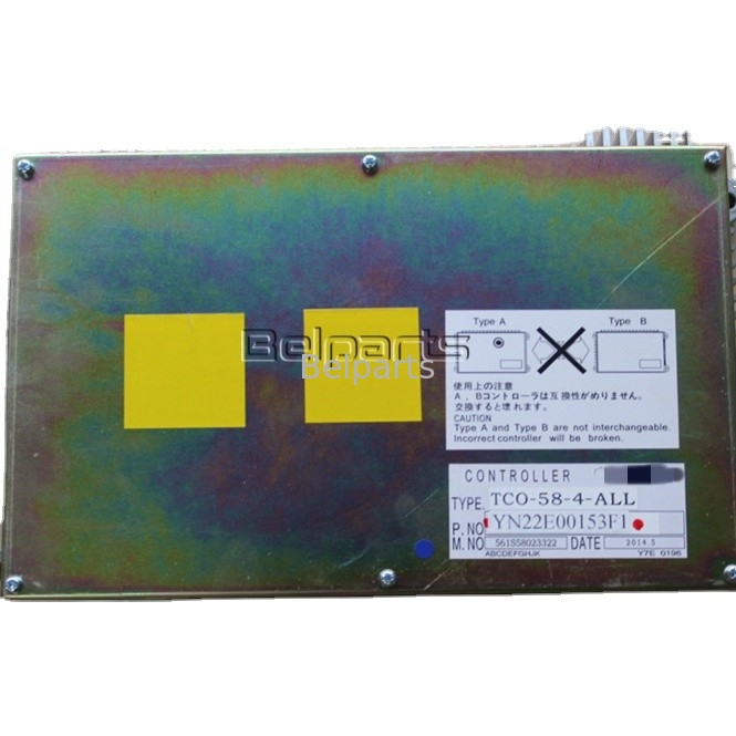 محركات الآلات SK210-6 SK210-6E SK200-6E وحدة تحكم المحرك YN22E00153F1 لوحة الكمبيوتر للحفارة