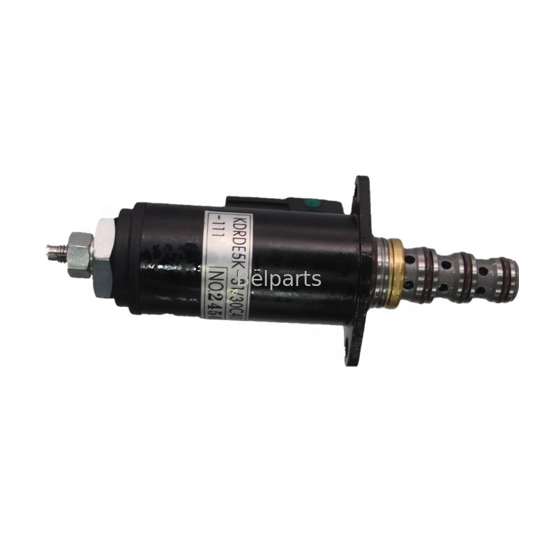 حفارة SK200-6 SK200-8 SK200-6E SK230-6E قطع غيار كهربائية YN35V00018F2 YN35V00041F1 الملف اللولبي للمضخة الهيدروليكية