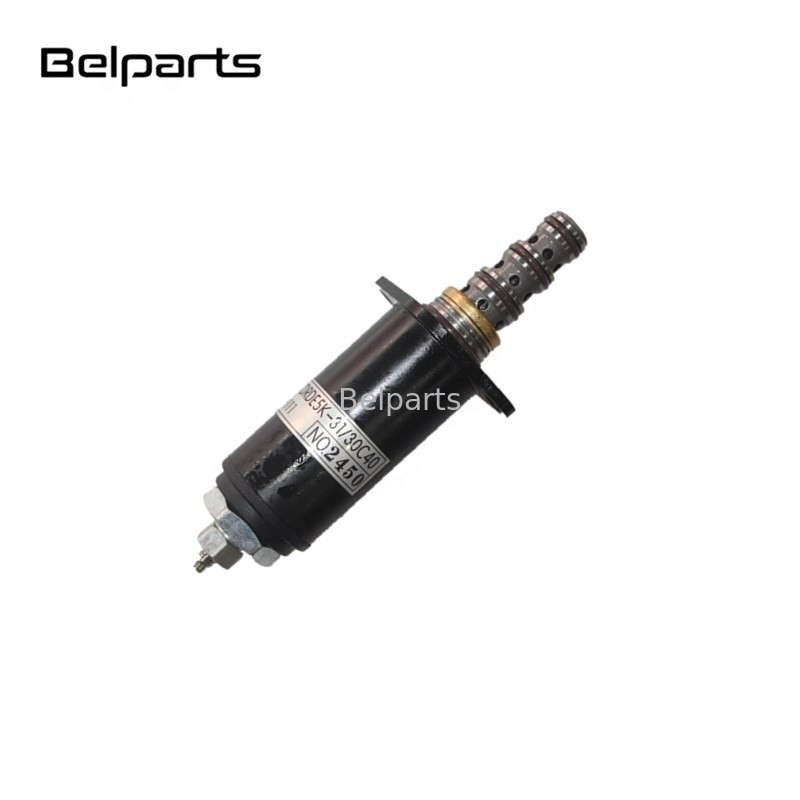حفارة SK200-6 SK200-8 SK200-6E SK230-6E قطع غيار كهربائية YN35V00018F2 YN35V00041F1 الملف اللولبي للمضخة الهيدروليكية