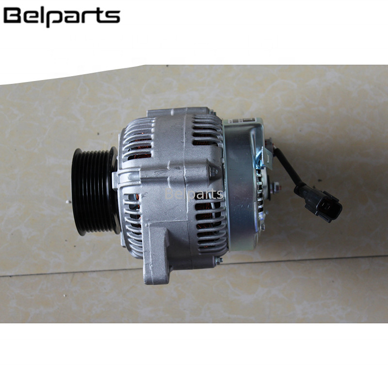 Belparts Excavator Alternator PC200-7 PC200-8 PC200-6 مولد 600-861-3420 600-821-6130 101211-7960 المحرك 6D107