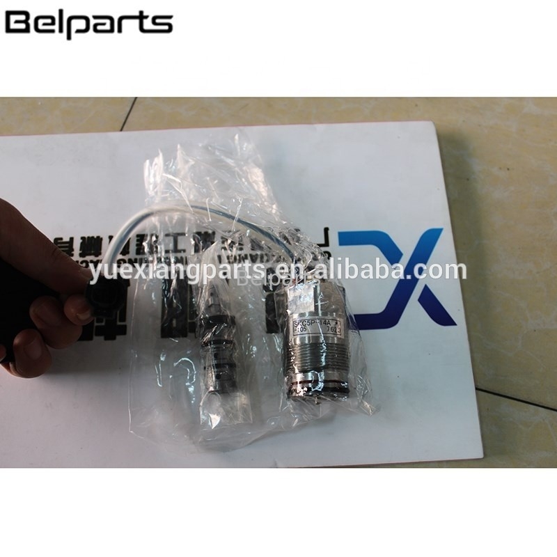 قطع غيار حفارة Belparts EX450-5 K3V180 4368974 KDRDE5K-10 40C50-T منظم صمام الملف اللولبي