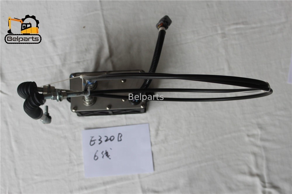 E320B E312B حفارة أجزاء مسرع كهربائي 47-5231 119-0633 محرك خنق مع 6 دبابيس التوصيل لـ 320B 312B