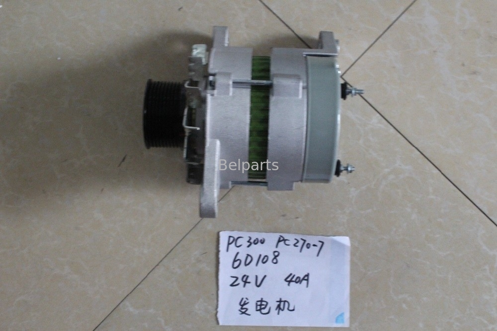 أجزاء حفارة Belparts PC300-6 PC270-7 PC300-5 PC300-7 محرك المولد 6D108 600-821-6160 0-33000-6511 مولد