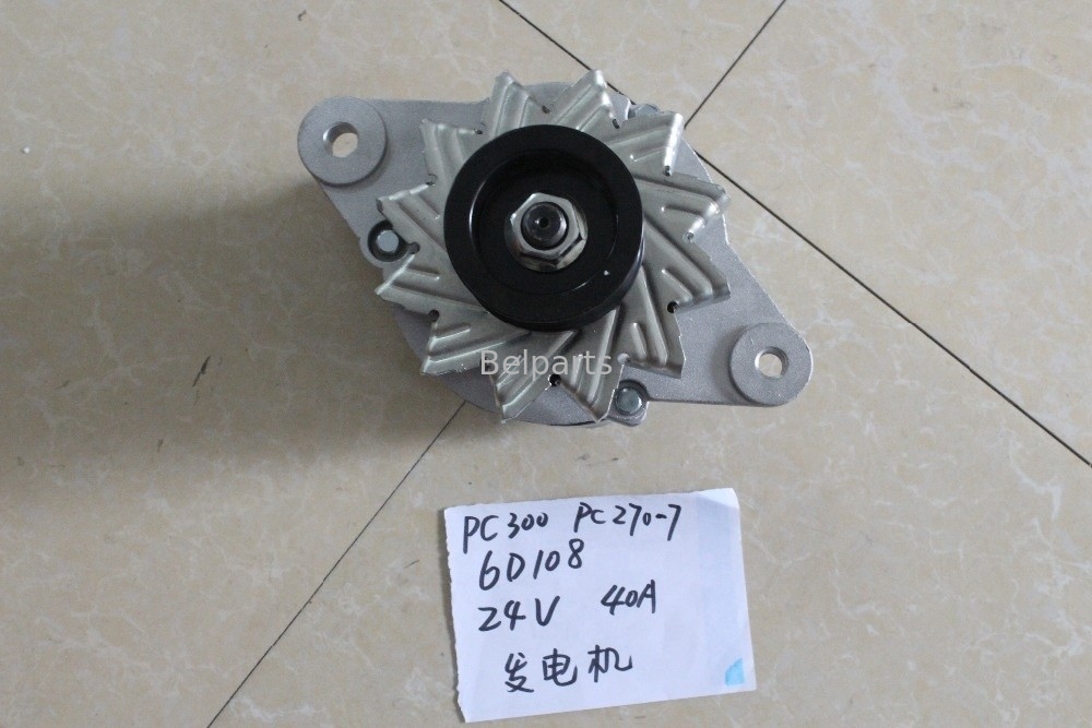أجزاء حفارة Belparts PC300-6 PC270-7 PC300-5 PC300-7 محرك المولد 6D108 600-821-6160 0-33000-6511 مولد