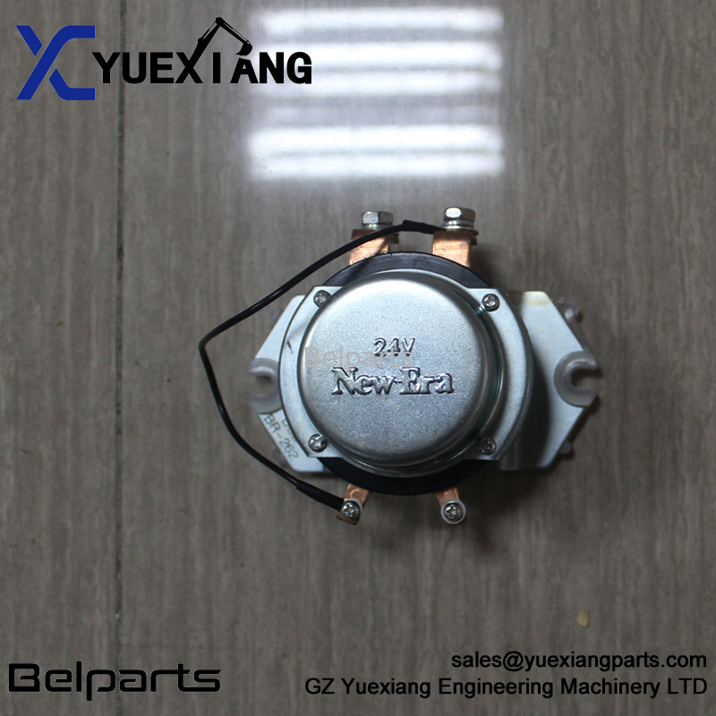 أجزاء حفارة Belparts EX60 EX120 EX200 EX300 تبديل البطارية التتابع BR-266 24V 4255762 مرحل الملف اللولبي