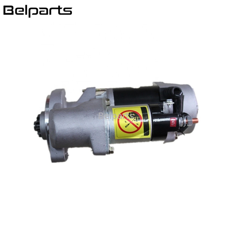 قطع غيار حفارة Belparts SK200-8 SK330-8 المحرك J08C J05C J05E VH281002894A VH28100E0080 24V Starter Motor