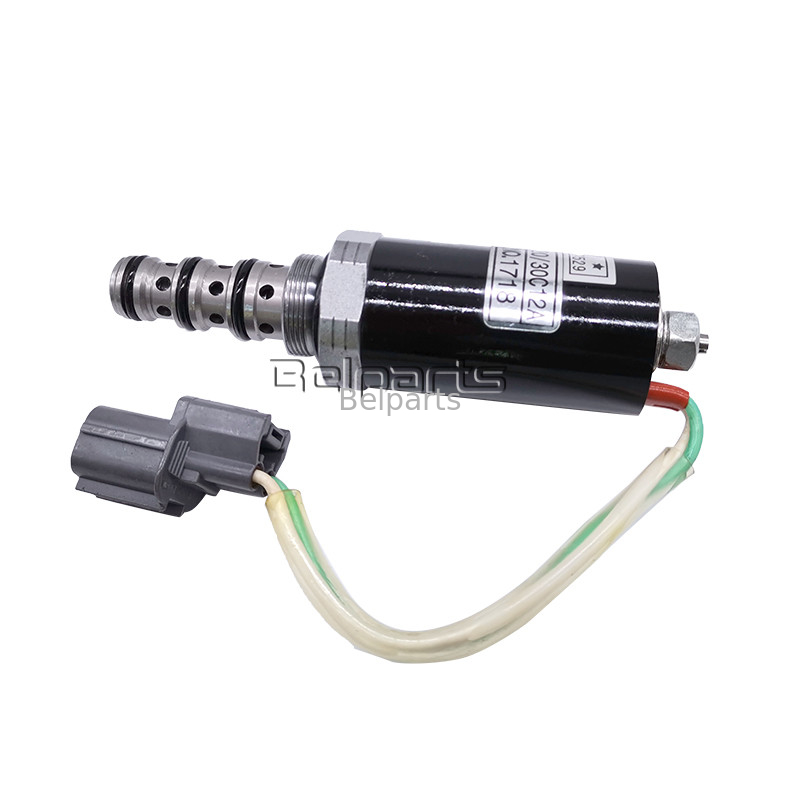 أجزاء حفارة هيدروليكية صغيرة SK200-5 12A-101 12A-111 G24D12 G24Y12 صمام الملف اللولبي للمضخة الرئيسية