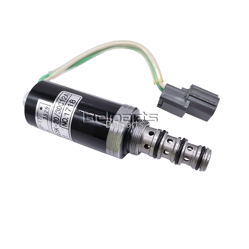 أجزاء حفارة هيدروليكية صغيرة SK200-5 12A-101 12A-111 G24D12 G24Y12 صمام الملف اللولبي للمضخة الرئيسية