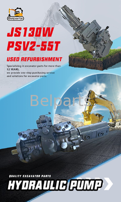 مضخة كوماتسو الهيدروليكية SA 1142-00012 للحفر PSV2-55T JS130W