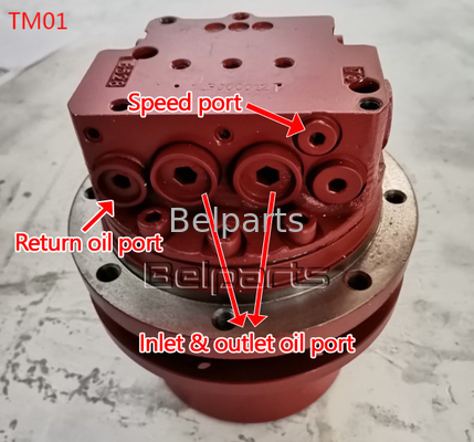 أجزاء الحبل U15-3 KX41.2 KX41.2V KX36.3 K008 الحفار المحرك الهيدروليكي Kubota15 SK1.5 لTM01